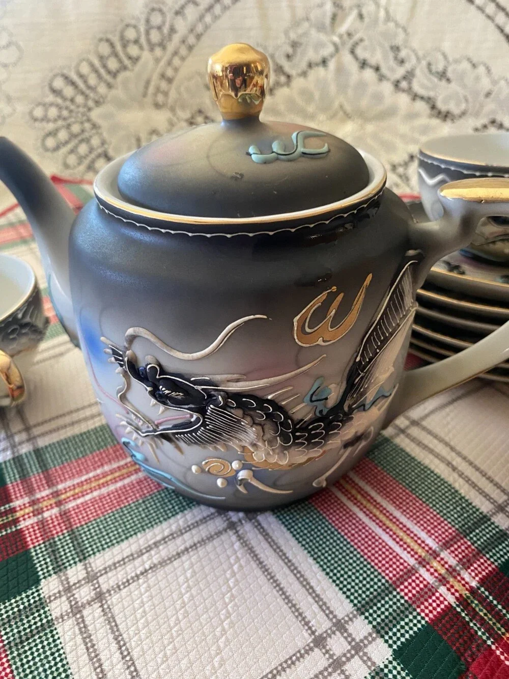 tea set with teapot japanese